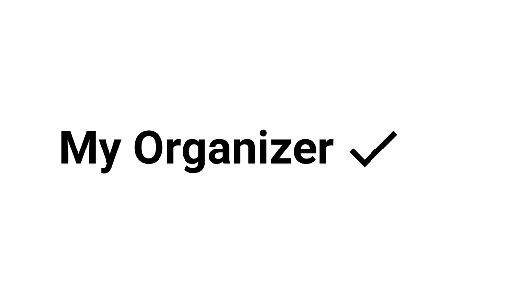Imagem do projeto My Organizer